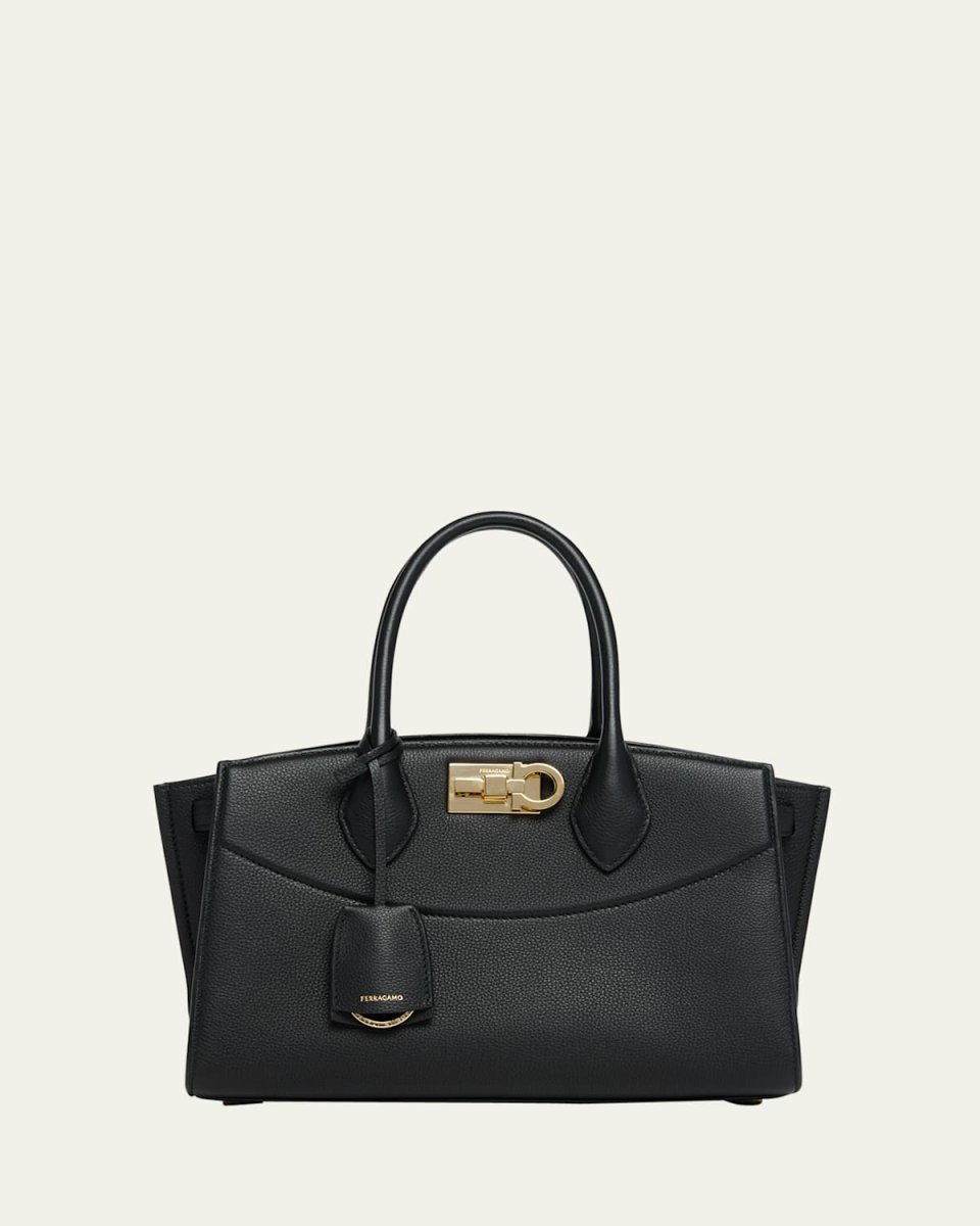 The New Studio Soft Leather Top-Handle Bag